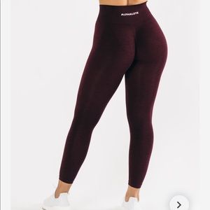 Alphalete amplify leggings black cherry